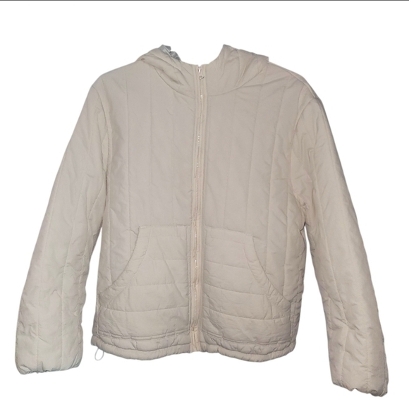 a new day Jackets & Blazers - A New Day Off White Puffer Jacket